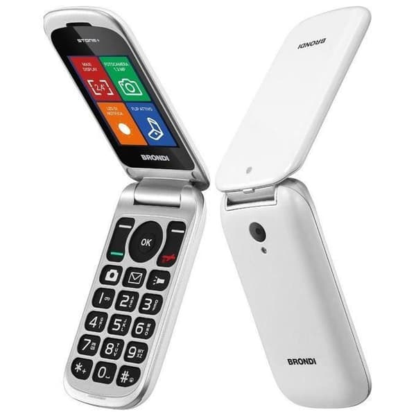 Brondi Stone+ White Dual Sim - (Garanzia Italia - Inget märke)