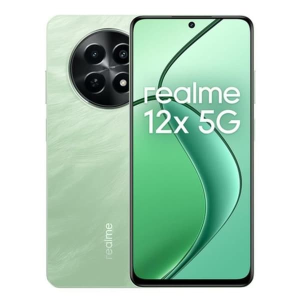 REALME CELLULARE 12X 5G 256GB GRÖN 6,67'FHD+, 8/256GB, 50+2+8MP, Android 14
