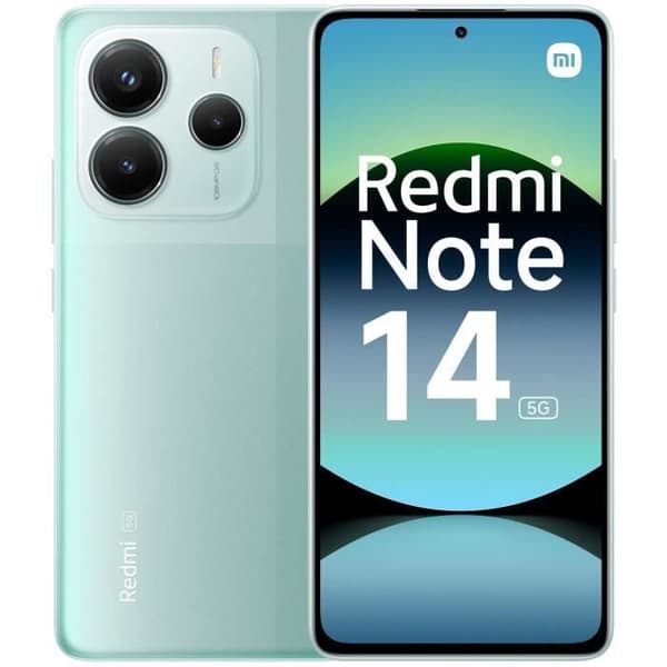 XIAOMI - Redmi Note 14 5G - 8 GB + 256 GB - Korallgrön