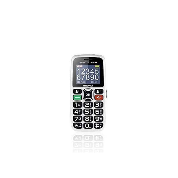 Brondi Amico Unico Dual SIM Mobiltelefon - Svart - GSM - Nödknapp SOS