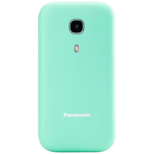 Panasonic KX-TU400 Clamshell Mobiltelefon för seniorer Turkos
