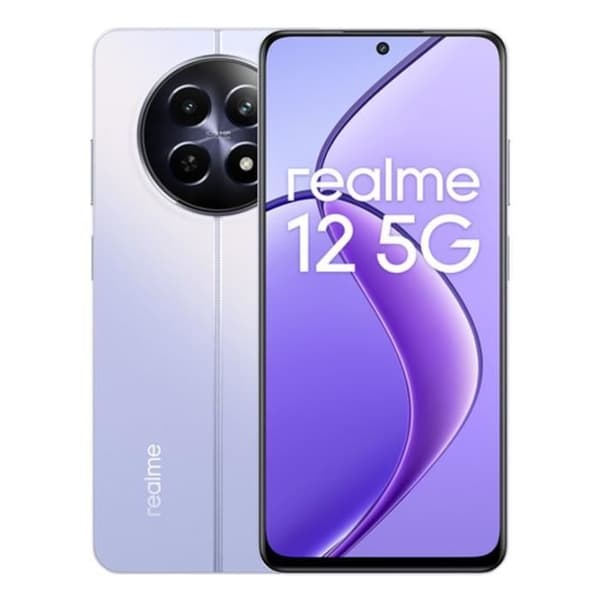 REALME CELLULARE 12 5G 256GB LILA 6,72'FHD+, 8/256GB, 108+2+8MP, Android 14 Lila