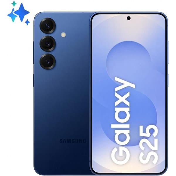 Samsung Galaxy S25 5G 12 GB/256 GB Mörkblå (Navy) Dubbel SIM SM-S931B Marinblå
