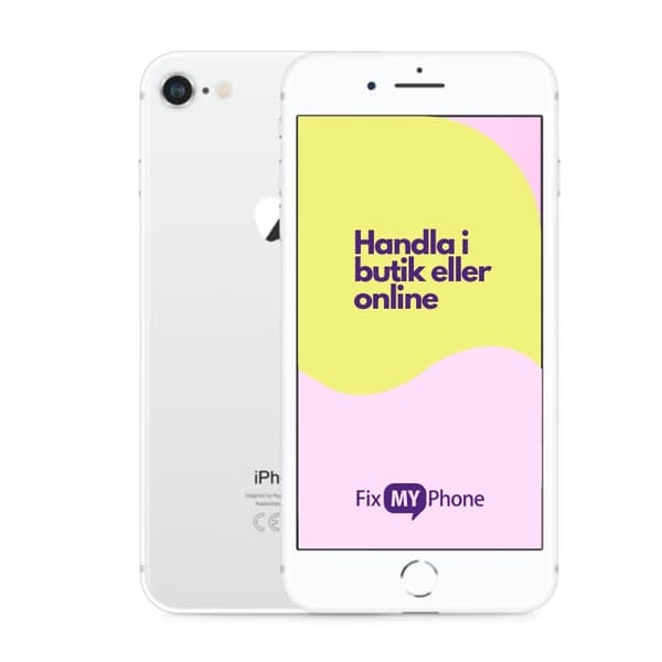 iPhone 8 Brugt Refurbished förnyad 64 GB, Silver, Klass A