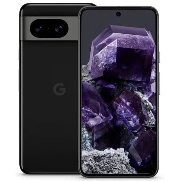 Google Pixel 8 128 GB Svart (2023) - Renoverad - Mycket gott skick- REFURBISHED