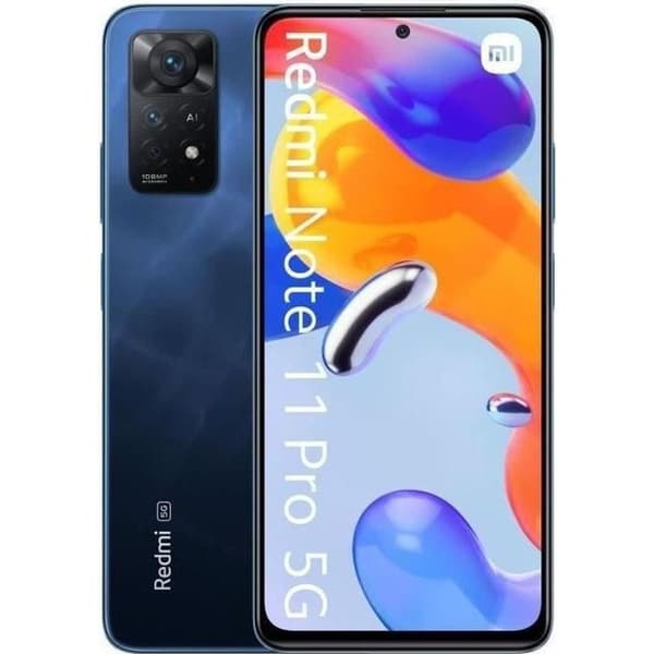 XIAOMI Redmi Note 11 Pro 128GB 5G Blå - Renoverad - Utmärkt skick- REFURBISHED