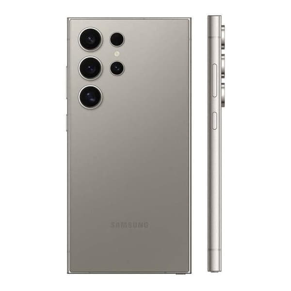 SAMSUNG Galaxy S24 Ultra Smartphone 256 Go Grå (2024) - Renoverad - Skick: Acceptabelt- REFURBISHED