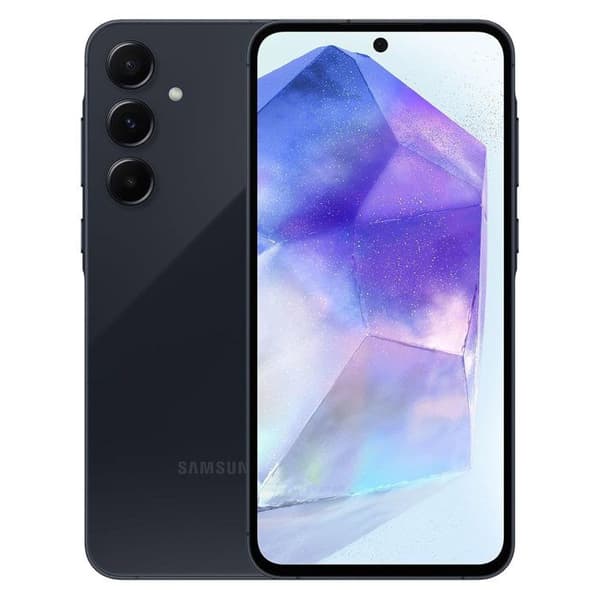 Samsung Galaxy A55 5G Smartphone 128Go Blå midnatt