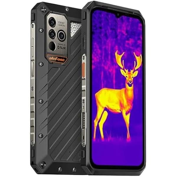 Ulefone Power Armor 18T Ultra 5G Smartphone - Svart - Dubbel kamera - Android 10 - 12/512GB