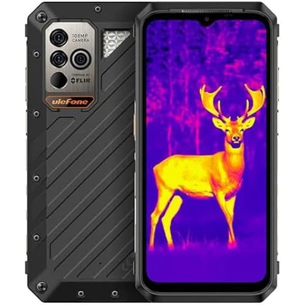 Ulefone Power Armor 18T Ultra 5G Smartphone - Svart - Dubbel kamera - Android 10 - 12/512GB Svart