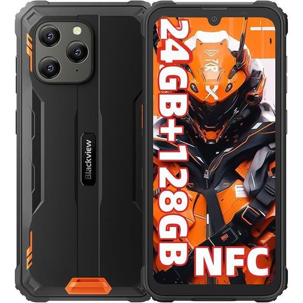 Okrossbar mobiltelefon Blackview BV5300 Plus(NFC) Android 13 6.1" (8+16)GB+128GB/SD 2TB 6580mAh 13MP IP68 Dual SIM - Orange