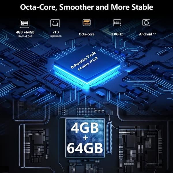 OUKITEL WP15 S Smartphone Låst upp Stor Batteri 15600mAh Oförstörbar Telefon WP15S Skärm 6.52 Tum 4Go 64Go Android 11