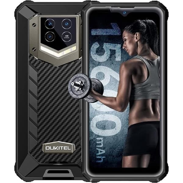 OUKITEL WP15 S Smartphone Låst upp Stor Batteri 15600mAh Oförstörbar Telefon WP15S Skärm 6.52 Tum 4Go 64Go Android 11