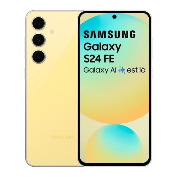 Samsung Galaxy S24 FE Smartphone 256 GB Gul