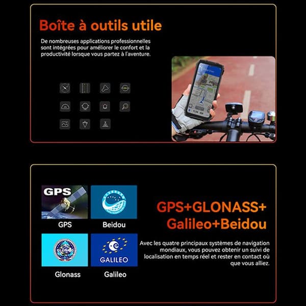 Blackview BV7300 Unbreakable Mobiltelefon 6,67" 90Hz 18GB+256GB 50MP 15000mAh Android 14, Vattentät, NFC, GPS - Svart