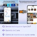 Miniatyrbild 6 av 6: Mobiltelefon Oscal FLAT 2C 6,56" 6Go+64Go/SD 2To 5000mAh Android 14 GO Dual SIM - Blå