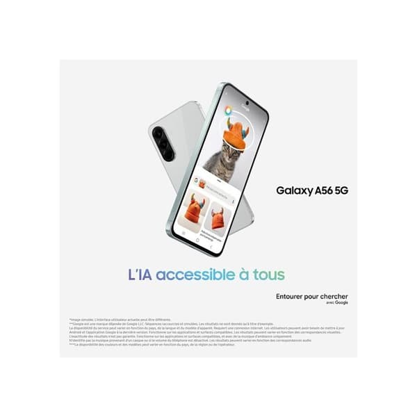 SAMSUNG Galaxy A56 5G Smartphone 256 Go Grön salvia