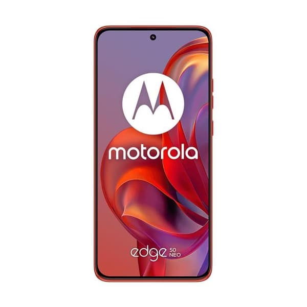 Motorola Edge 50 Neo 5G 8 Go/256 Go Röd (PANTONE Poinciana) Dubbel SIM