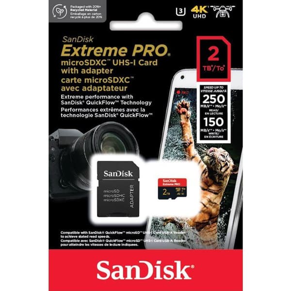 sandisk Ext PRO microSDXC 2TB+