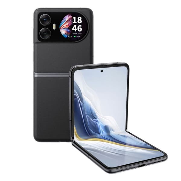 Blackview HERO 10 Folding Mobiltelefon 6,9" (12+24)GB+256GB 108MP+32MP Kamera Dubbelt batteri Dubbel SIM NFC - Svart