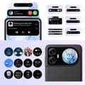 Miniatyrbild 2 av 6: Blackview HERO 10 Folding Mobiltelefon 6,9" (12+24)GB+256GB 108MP+32MP Kamera Dubbelt batteri Dubbel SIM NFC - Svart