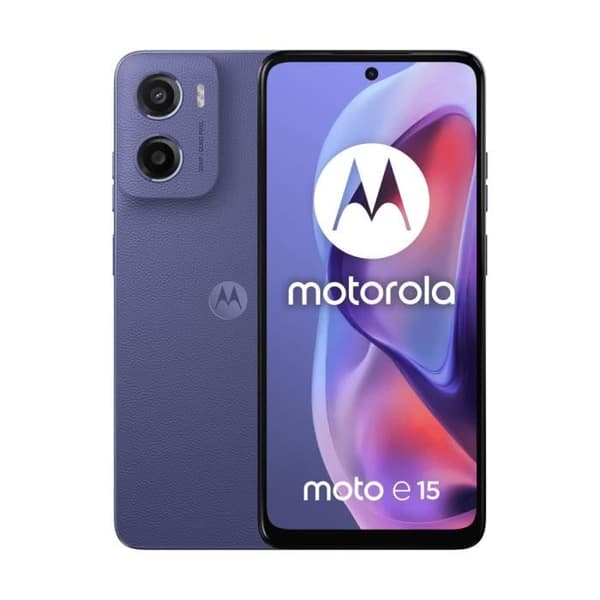 Motorola Moto E15 2 Go/64 Go Lila (Fresh Lavender) Dubbel SIM lavendel