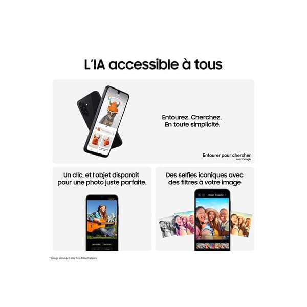 Smartphone Samsung Galaxy A26 5G AI 256 GB Svart