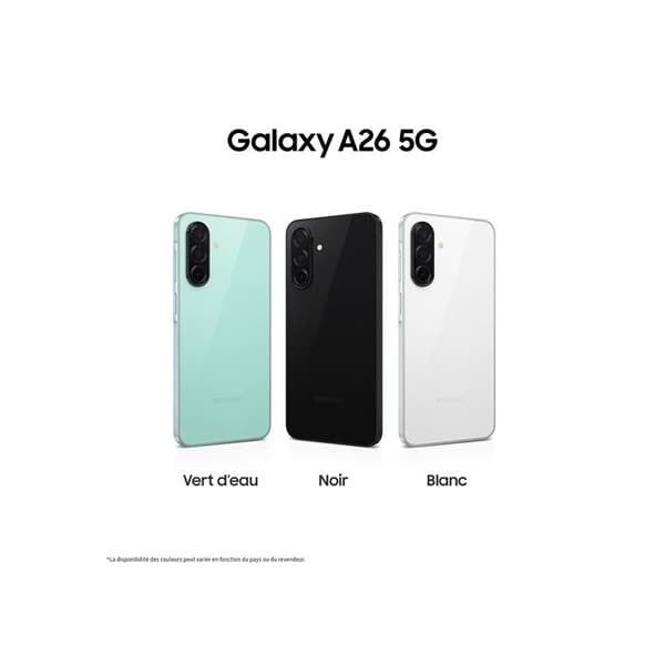 Smartphone Samsung Galaxy A26 5G AI 256 GB Svart