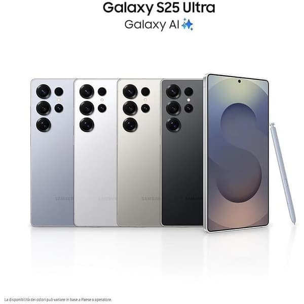 Samsung Galaxy S25 Ultra 5G 12 GB/512 GB Titanium Blå (Titanium Silver Blue) Dubbel SIM SM-S938B