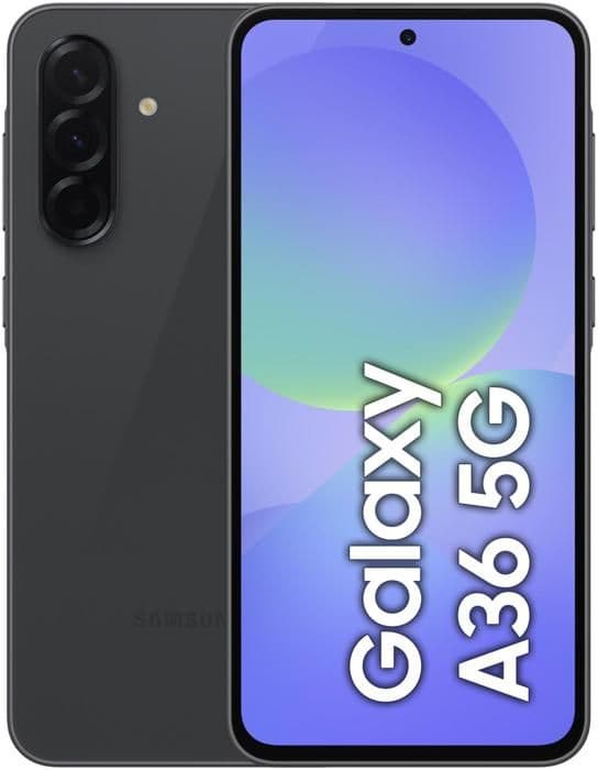 Samsung Galaxy A36 5G 8 GB/256 GB Svart (Awesome Black) Dubbel SIM SM-A366 Svart