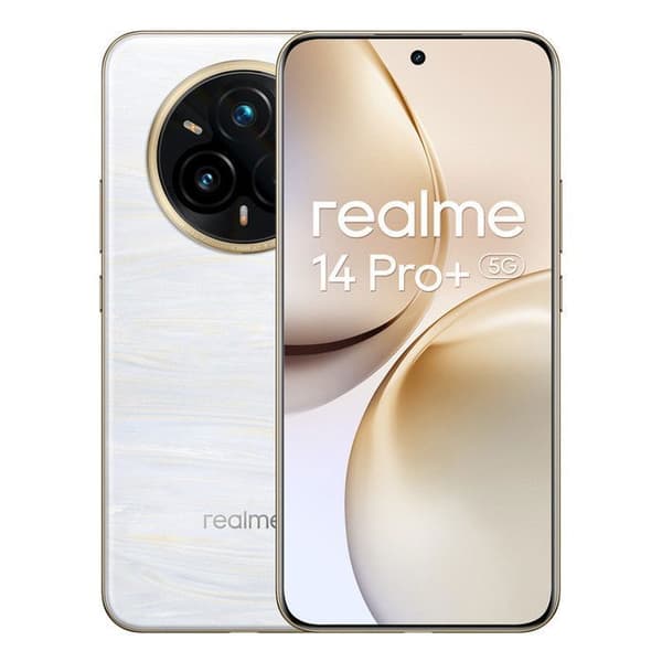 SMARTPHONE Realme 14 Pro + 5G Perlemor 12Go Ram 512Go Pärlemorfärgad, Vit