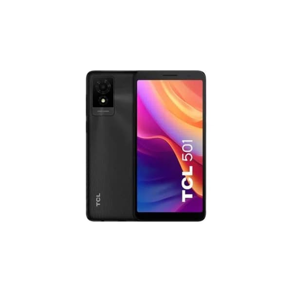 TCL 501 Prime 32GB 4G Smartphone Svart - 3GB RAM - Dubbel kamera - Android - Fingeravtrycksläsare Svart