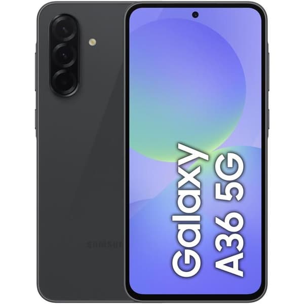 Samsung Galaxy A36 5G 8 GB/256 GB Svart (Awesome Black) Dubbel SIM SM-A366 Svart