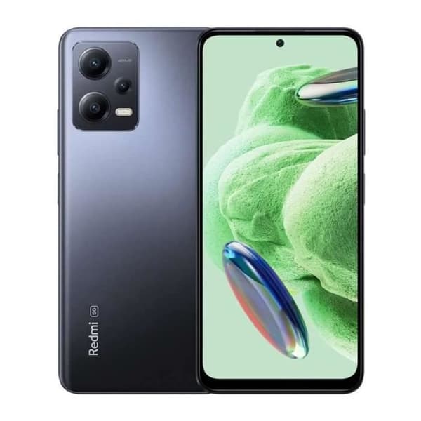 XIAOMI Redmi Note 12 5G Smartphone 8GB 256GB Grey Snapdragon 4 Gen 1 6,67" AMOLED DotDisplay-skärm 48MP Kamera 5000mAh 33W batteri Grå