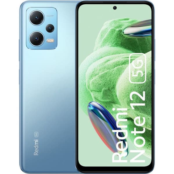 XIAOMI Redmi Note 12 5G Smartphone 8GB 256GB Blue Snapdragon 4 Gen 1 6,67" AMOLED DotDisplay-skärm 48MP Kamera 5000mAh 33W batteri Blå