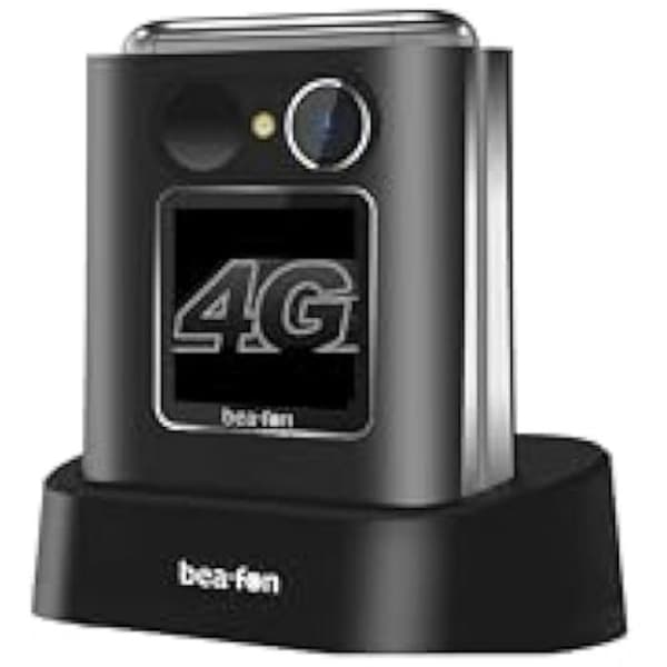 Fällbar mobiltelefon - BEAFON - Fold10 LTE - Inre skärm 2,2'' - SOS-knapp - Bluetooth