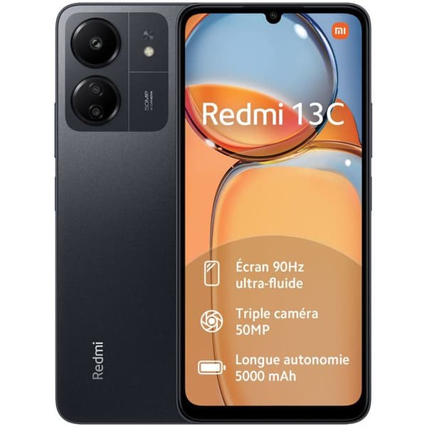 XIAOMI - REDMI 13C - 128GB - Midnight Black