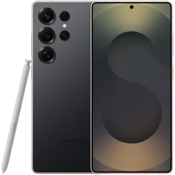 Samsung Galaxy S25 Ultra 5G 12 Go/256 Go Svart titan (Titanium Black) Dubbel SIM SM-S938B - Företagsutgåvan Svart, Titan