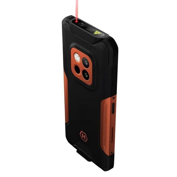 Smartphone Hammer Construction 2 Termisk 5G - Vattentät med Nattvisionskamera Svart - Orange