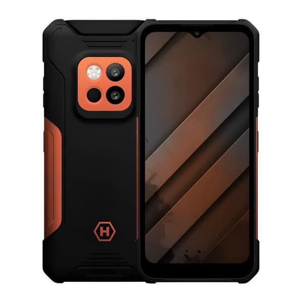 Smartphone Hammer Construction 2 Termisk 5G - Vattentät med Nattvisionskamera Svart - Orange