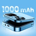 Miniatyrbild 4 av 4: Fällbar mobiltelefon med dubbel SIM FM-radio 1000mAh batteri blå