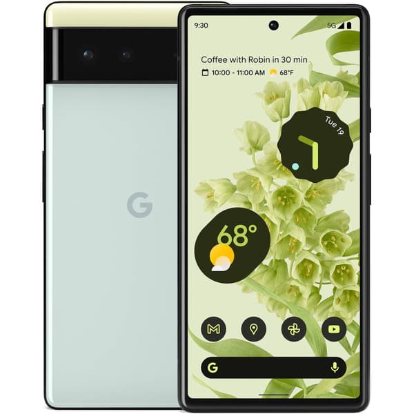 GOOGLE Pixel 6 128GB Groen GA02910-DE Blå, Grå