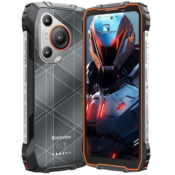 5G-smartphone Incassable Blackview BL7000 24Go+256Go 6.78" 120Hz 7500mAh 50MP Android 14 mobiltelefon, NFC, IP68 - Orange