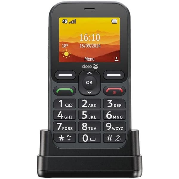 Mobiltelefon - Doro - Leva L10 - Stort Skärm 2,4" - Kraftfullt Ljud - 2MP Kamera