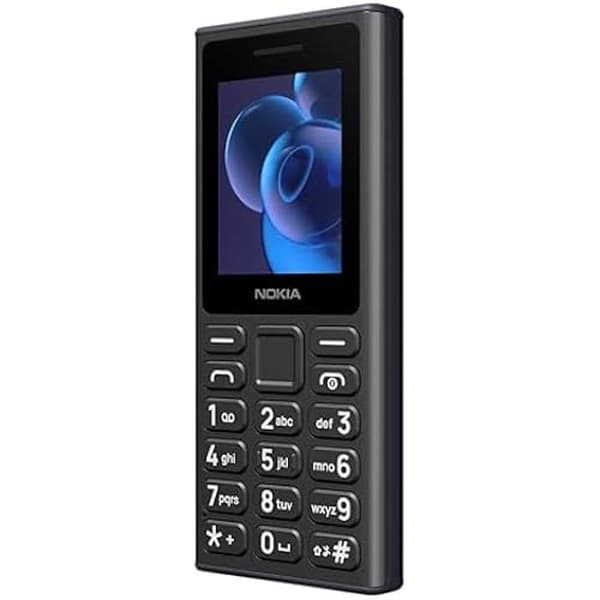 Mobiltelefon - Nokia - 105 2024 - Svart - 2 tum skärm - 1000 mAh batteri - FM-radio