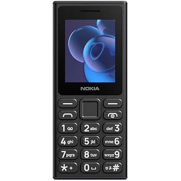 Mobiltelefon - Nokia - 105 2024 - Svart - 2 tum skärm - 1000 mAh batteri - FM-radio