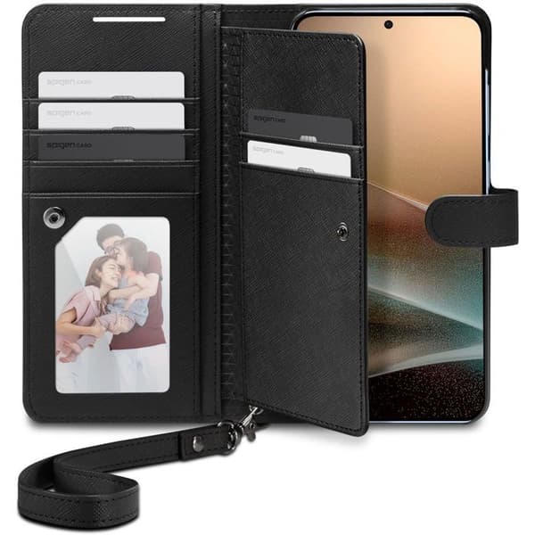 Spigen Wallet S Noir Samsung Galaxy S25
