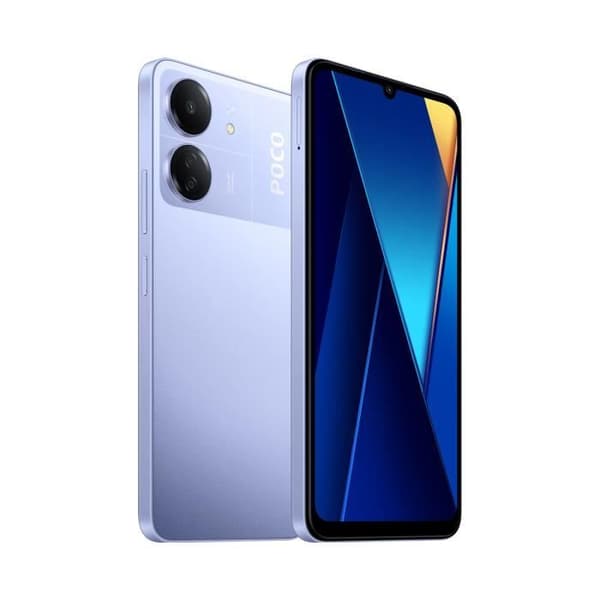 POCO C65 Lila 6GO+128GO, Trippelkamera 50 MP AI, 90 Hz 6,74" slät*, Kraftfull MediaTek Helio G85-processor
