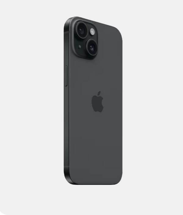 APPLE iPhone 15 128GB Svart (2024) - Använd -Batterihälsa 88% - men ser ut som ny