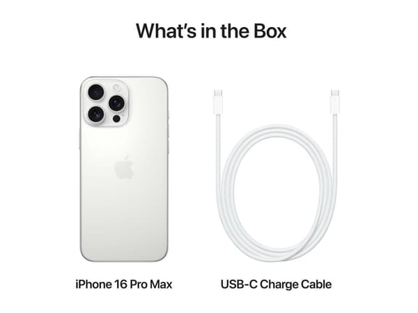 Apple iPhone 16 Pro Max 1TB – Vit Titanium